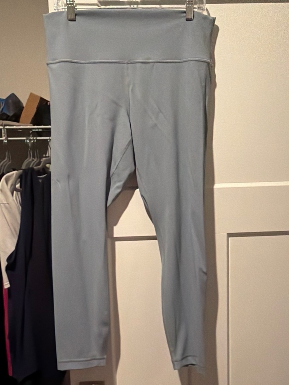 EUC Lululemon size 14 Women's Light Blue High-Waist Active Leggings